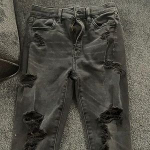 Black American eagle jeans